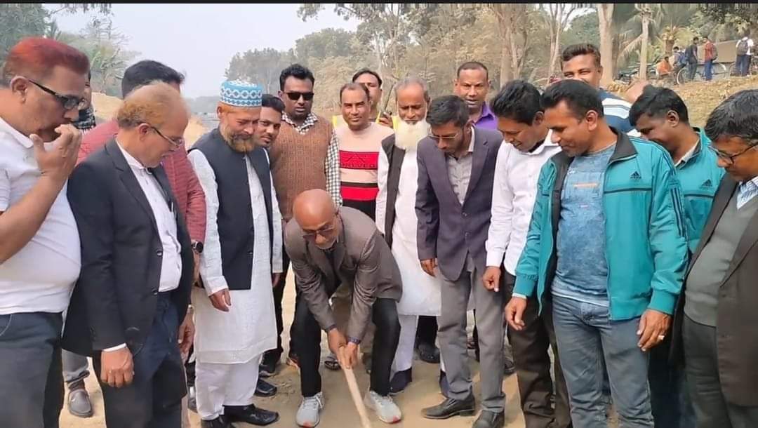 যদুবয়রায় জিকে ক্যানালে সেতু নির্মাণ কাজ উদ্বোধন
