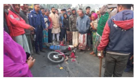বদলগাছীতে সড়ক দূর্ঘটনায় ১ মোটরসাইকেল আরোহী মৃত্যু