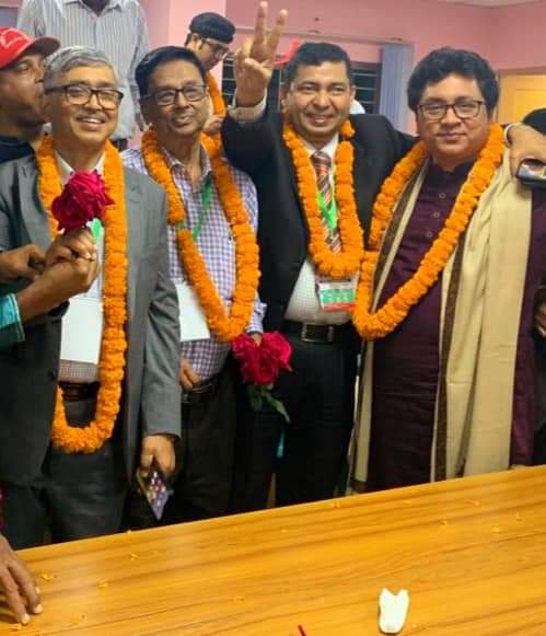 সৈয়দ হাসান ইকবাল ও কাজী মাইনুল পরিষদের বিপুল ভোটের ব্যবধানে বিজয়.