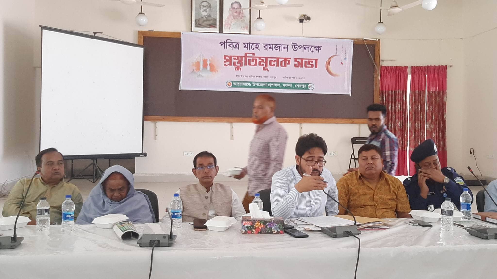 নকলায় পবিত্র মাহে রমজান উপলক্ষে প্রস্তুতি সভা