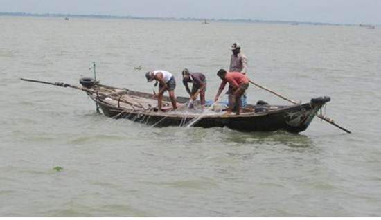 ভোলায় মেঘনা -তেতুলিয়া নদীতে ইলিশ অভয়াশ্রমে মাছ শিকারে নিষেধাজ্ঞা।