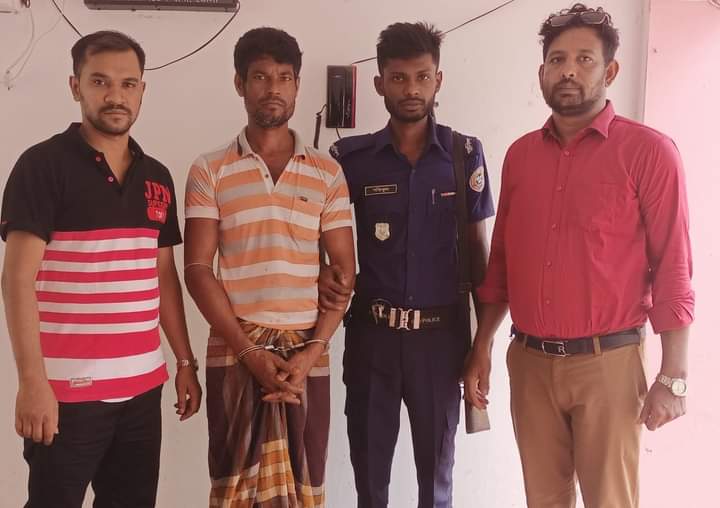 তজুমদ্দিনে মাদক মামলায় সাজাপ্রাপ্ত পলাতক আসামি নোয়াখালী থেকে গ্রেফতার