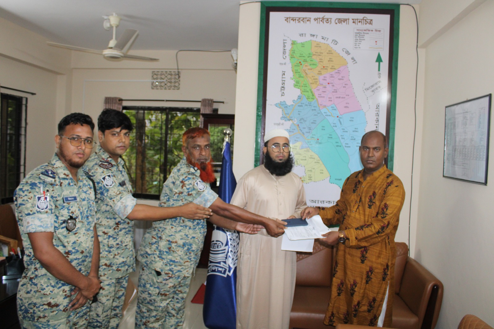২এপিবিএন, বান্দরবানে বঙ্গবন্ধু স্যাটেলাইট-১ থেকে প্রথম সরাসরি ইন্টারনেট সংযোগ