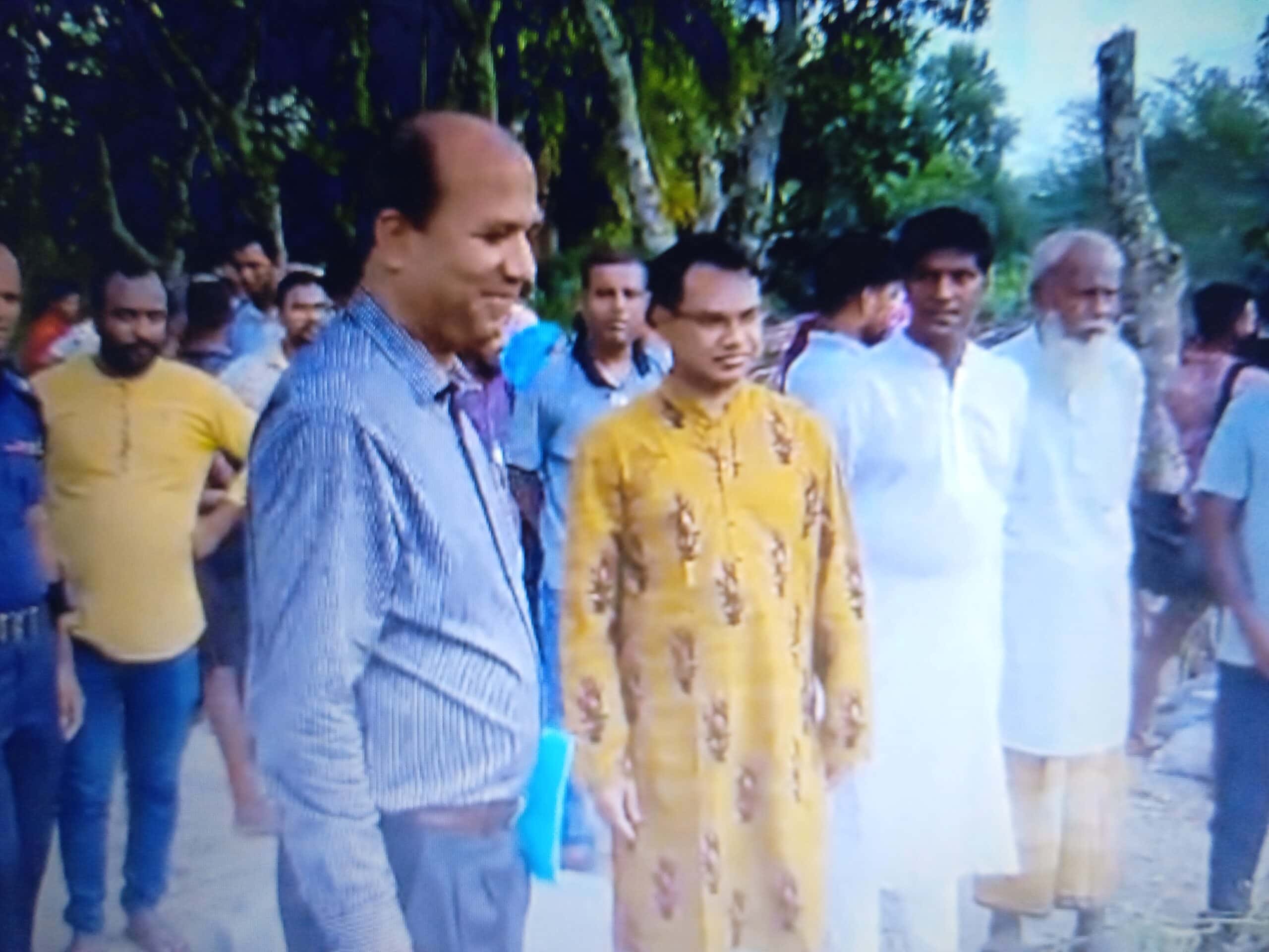 নওগাঁয় বন্যার পানিতে ভাসছে শতাধিক গ্রাম
