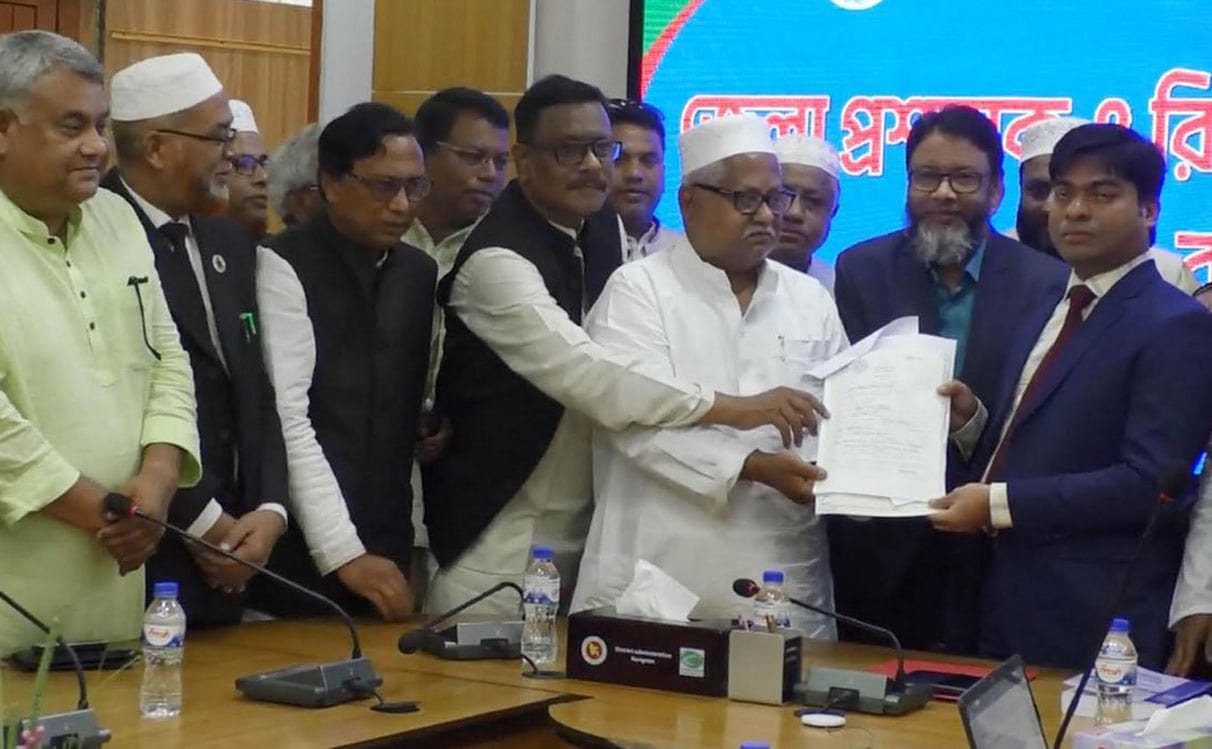কুড়িগ্রামে আওয়ামী লীগ ও জাতীয় পার্টিসহ ২৮টি মনোনয়ন জমা