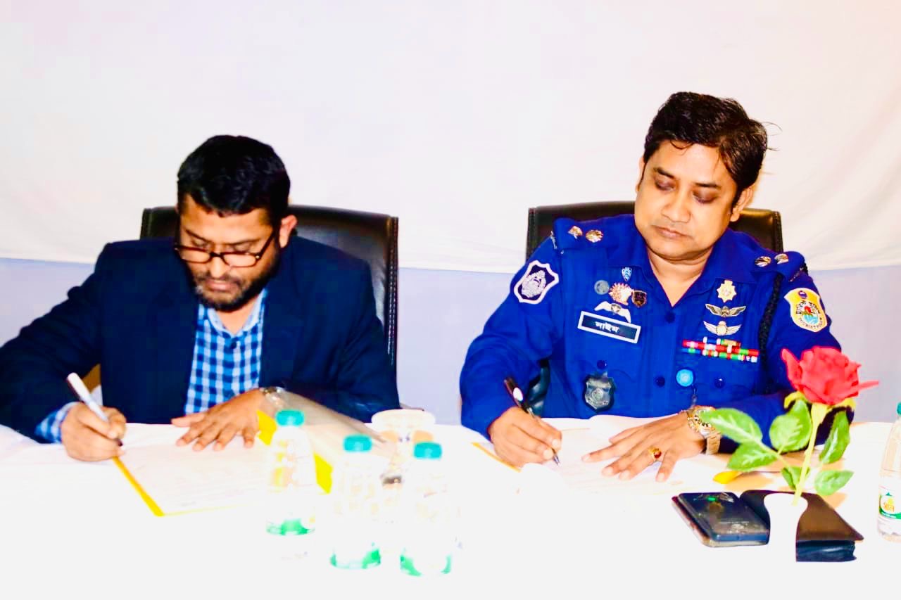 পর্যটন সেবার মান উন্নয়নে টুরিস্ট পুলিশ এবং  হোটেল পূর্বানী এর মধ্যে পারস্পরিক  স্বার্থসংশ্লিষ্ট MoU স্বাক্ষর