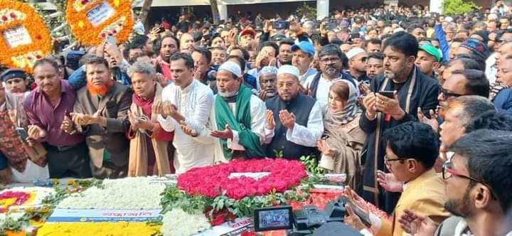 বঙ্গবন্ধুর সমাধিতে ঢাকা-৫ আসনের নবনির্বাচিত এমপির শ্রদ্ধা নিবেদন।