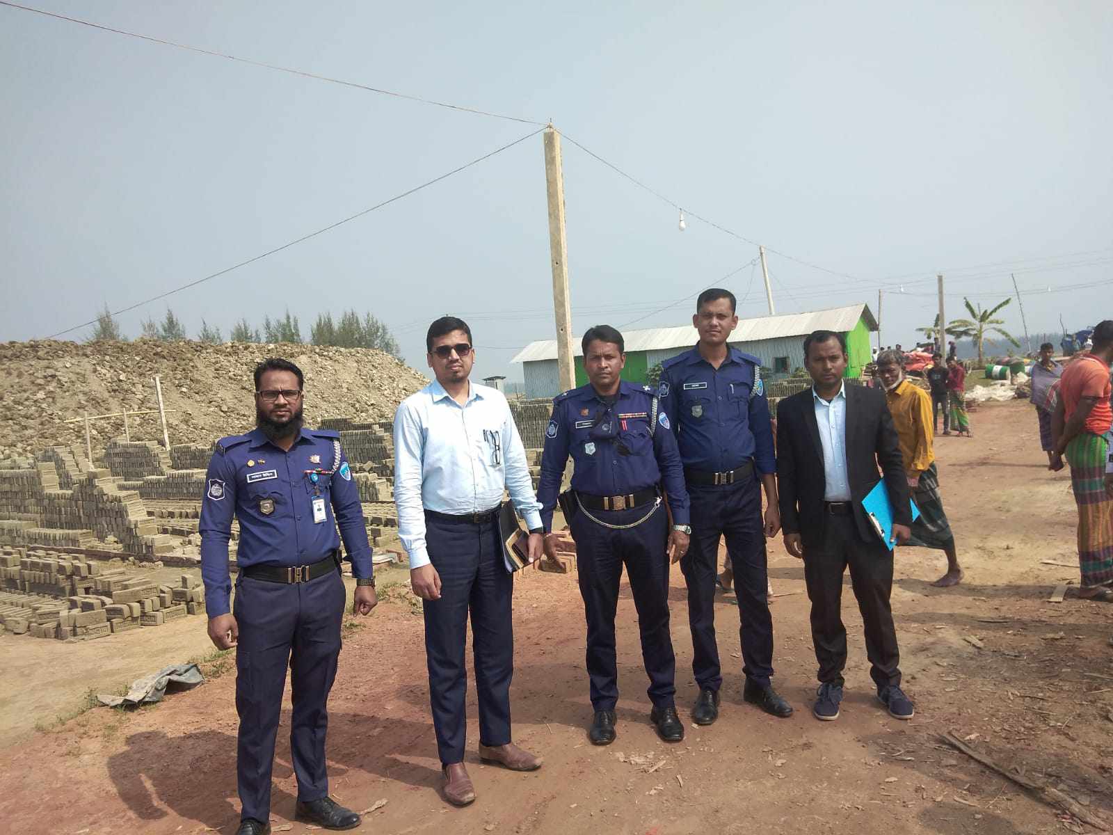কমলনগনে অবৈধ ৪টি ইটভাটা ২ লাখ ৫০ হাজার টাকা জরিমানা