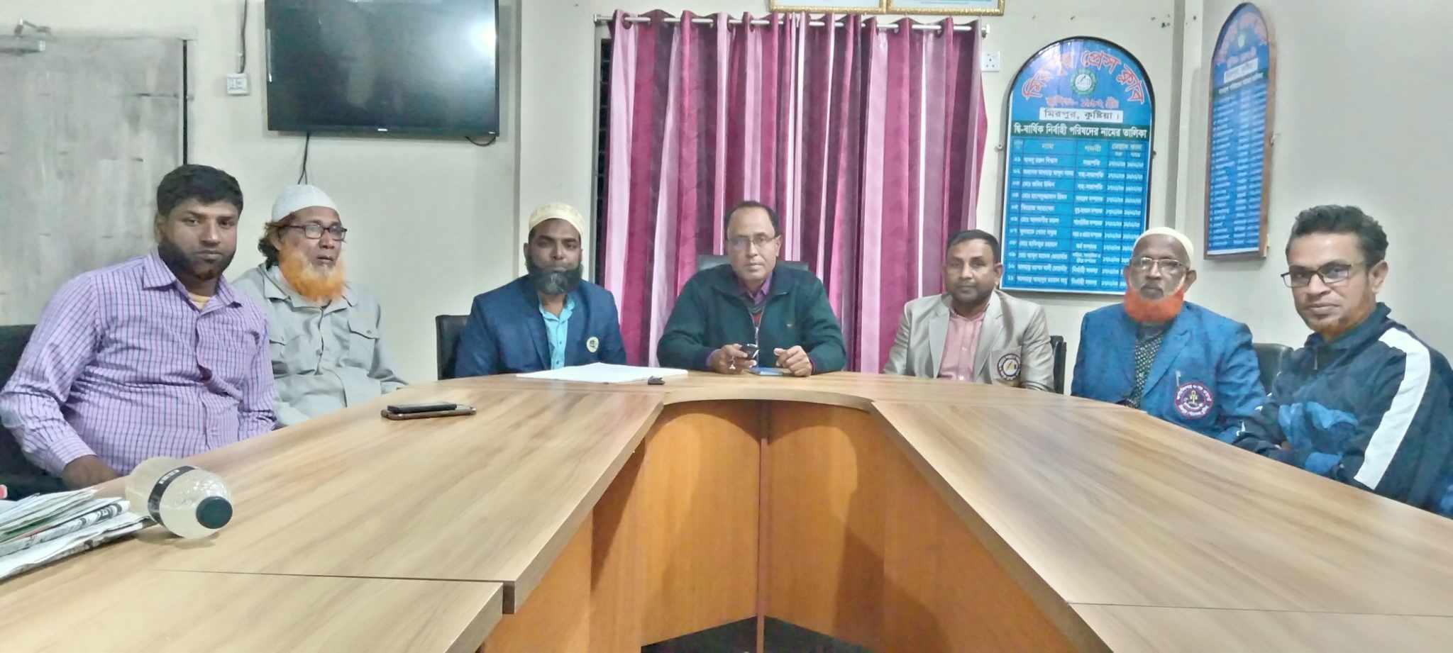 মিরপুর প্রেসক্লাবের নির্বাহী কমিটির সভা