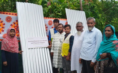 তালতলীতে রিমাল এ ক্ষতিগ্রস্তদের মাঝে গুড নেইবারস বাংলাদেশের টিন ও নগদ টাকা বিতাড়ন