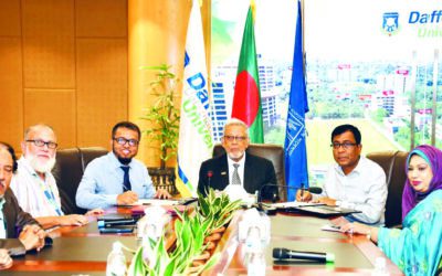 বারি ও ড্যাফোডিল ইন্টারন্যাশনাল ইউনিভার্সিটি এর মধ্যে সমঝোতা স্মারক স্বাক্ষর