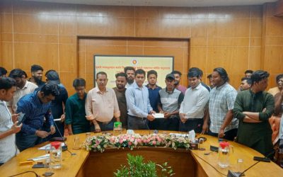 জুলাই গনঅভ্যুত্থানে আহতদের আর্থিক অনুদানের চেক বিতরণ কার্যক্রম অনুষ্ঠিত
