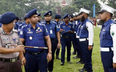 পাবনা জেলা রিজার্ভ অফিস  বার্ষিক পরিদর্শন ও বিশেষ কল্যাণ সভায় উপস্থিত  রাজশাহী রেঞ্জের  ডিআইজি মোহাম্মদ শাহজাহান পিপিএম (বার)পিএইচডি