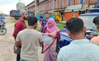 নরসিংদীর ঢাকা-সিলেট মহাসড়কে যানজট নিরসনে মোবাইল কোর্ট, ১০ মামলায় জরিমানা আদায়