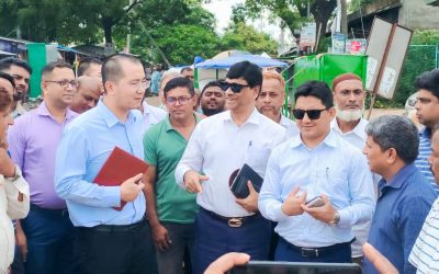 রায়পুরায় মেঘনায় সেতু নির্মাণের প্রয়োজনীয়তা যাচাইয়ে চাইনিজ টিমের পরিদর্শন, আশায় এলাকাবাসী