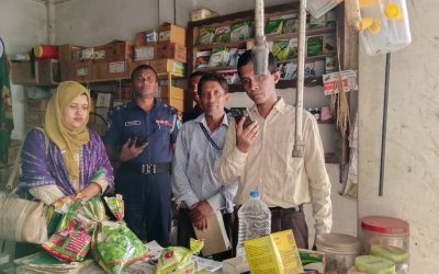 শিবপুরে ভোক্তা অধিকার অধিদপ্তরের অভিযান, ৩ প্রতিষ্ঠানকে জরিমানা