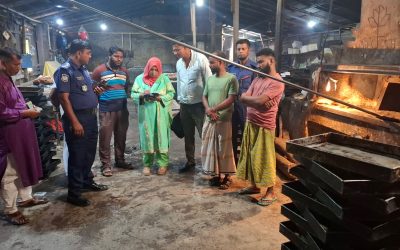 নরসিংদীতে বেকারিতে মোবাইল কোর্ট, ১ লাখ টাকা জরিমানা