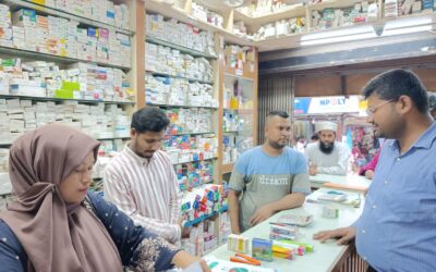 নরসিংদীতে মেয়াদোত্তীর্ণ ও নিষিদ্ধ ওষুধ বিক্রির দায়ে ৬০ হাজার টাকা জরিমানা