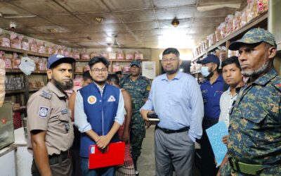 নরসিংদীতে মানহীন ও অস্বাস্থ্যকর পরিবেশে বেকারি পণ্য উৎপাদন: মোবাইল কোর্টে ৪০ হাজার টাকা জরিমানা