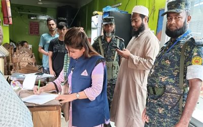 নরসিংদীতে মোবাইল কোর্টের অভিযান: দুই মিষ্টির দোকানকে ২৫ হাজার টাকা জরিমানা