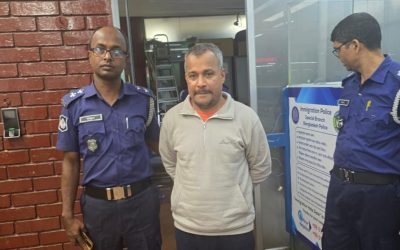 শিবপুরের সাবেক উপজেলা চেয়ারম্যান হত্যা মামলার আসামি দুবাই থেকে গ্রেফতার