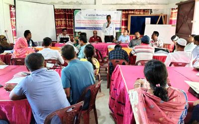 জলবায়ু পরিবর্তন, অভিবাসন ও মানব পাচার সংক্রান্ত গবেষনার তথ্যে কারিতাসের নলেজ শেয়ারিং অনুষ্ঠিত