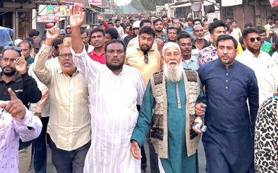 কুষ্টিয়ার মিরপুরে তারেক রহমানের ৩১ দফার রাষ্ট্র কাঠামো মেরামতের লিফলেট বিতরণ ও সমাবেশ