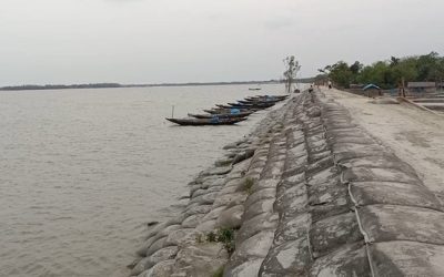 শ্যামনগরে ‘দানা’ প্রভাবে ঝড়ো হাওয়া ও গুড়ি বৃষ্টি,আতঙ্কে উপকূলীয় বাসি
