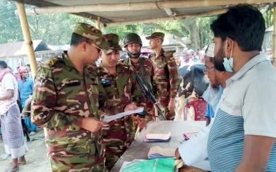 কুড়িগ্রামকে চাঁদাবাজমুক্ত করতে মাঠে সেনাবাহিনী: টহল, নজরদারি ও জনসচেতনতায় জোর