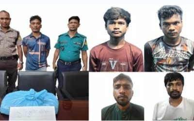রাজশাহী আরএমপি’র বিভিন্ন থানা এলাকায় মাদকবিরোধী গাঁজা ও ট্যাপেন্টাডল ট্যাবলেট উদ্ধার ও ৫ মাদক কারবারি গ্রেফতার
