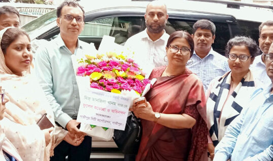 গাজীপুর সিটি কর্পোরেশনের নবনিযুক্ত প্রধান নির্বাহী কর্মকর্তার যোগদান
