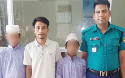 রাজশাহী মহানগরীতে পথহারা দুই মাদ্রাসা ছাত্রকে উদ্ধার করে পরিবারের নিকট হস্তান্তর ঘটনায় রাজপাড়া থানার অফিসার ইনচার্জ ও লক্ষ্মীপুর পুলিশ বক্সের ইনচার্জ প্রশংসনীয় 
