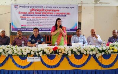 শিবপুরে দুর্নীতি বিরোধী সচেতনতামুলক চিত্রাঙ্কন, রচনা, বিতর্ক প্রতিযোগিতা ও আলোচনা সভা অনুষ্ঠিত