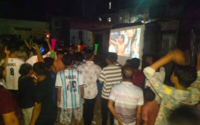 আর্জেন্টিনার জয়ে উল্লাসে উত্তাল  দক্ষিণ কেরানীগঞ্জের বেগুনবাড়ি