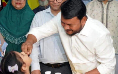জাতীয় কর্মসূচির অংশ হিসেবে রাজশাহী সিটি কর্পোরেশনের উদ্যোগে জাতীয় এ প্লাস ভিটামিনের ক্যাম্পেইন অনুষ্ঠিত