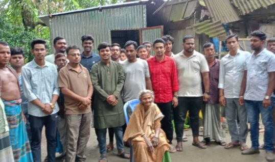 স্বপ্নজয়ীদের মানবিকতায় পূরণ হলো বিধবা মায়ের স্বপ্ন — অঞ্জলী সাহার মাথার ওপর উঠল নতুন ঘর
