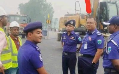 রাজশাহী রেঞ্জ ডিআইজি’র সিরাজগঞ্জ জেলা পরিদর্শন 