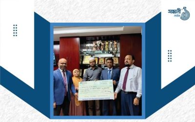 সন্ধানী লাইফের মেয়াদোত্তর বীমাদাবীর চেক হস্তান্তর