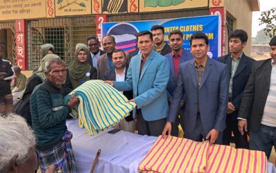 এইচটিআই কর্তৃক ক্ষুদ্র নৃগোষ্ঠীদের মাঝে শীতবস্ত্র উপহার