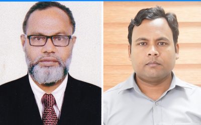 বিসিএস ইনফরমেশন এসোসিয়েশনের নবনির্বাচিত সভাপতি শামসুদ্দিন এবং মহাসচিব মামুন