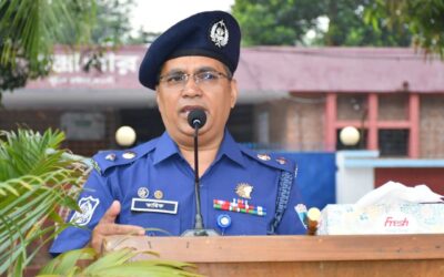 নওগাঁ পুলিশ লাইনস মাঠে নওগাঁ জেলা পুলিশের মাস্টার প্যারেড অনুষ্ঠিত
