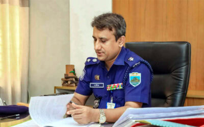 রাজশাহী জেলার সদর সার্কেল অফিস বার্ষিক পরিদর্শন করেন রাজশাহী জেলার পুলিশ সুপার মোহাম্মদ নাঈমুল হাছান