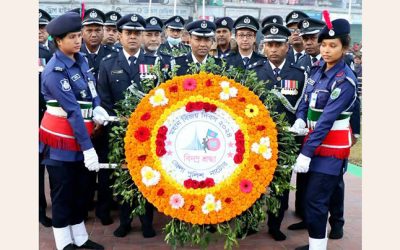 নাটোর জেলা পুলিশের উদ্যোগে মহান বিজয় দিবস উদযাপন