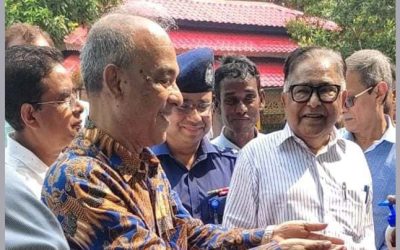 রাজশাহীর গোদাগাড়ী বরেন্দ্র অঞ্চল পরিদর্শন করলেন স্বরাষ্ট্র ও কৃষি উপদেষ্টা জাহাঙ্গীর আলম চৌধুরী