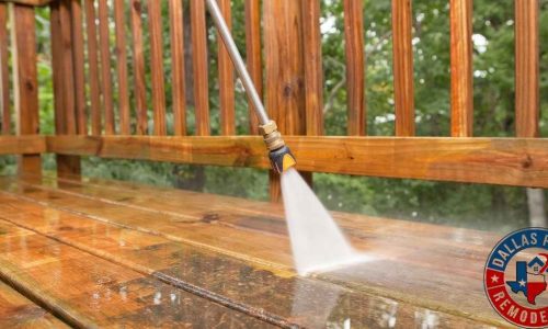 wood pressure washing