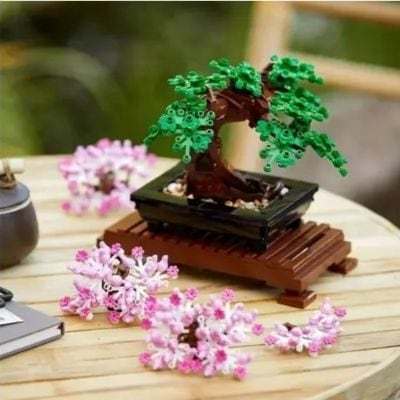 LEGO Icons Bonsai Tree Building Set, Features Cherry Blossom Flowers LEGO Icons Bonsai Tree Building Set, Features Cherry Blossom Flowers