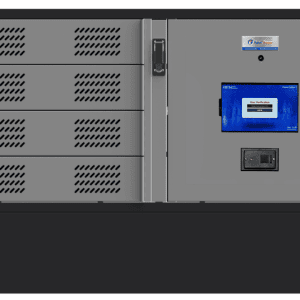 asset tracking locker closeup