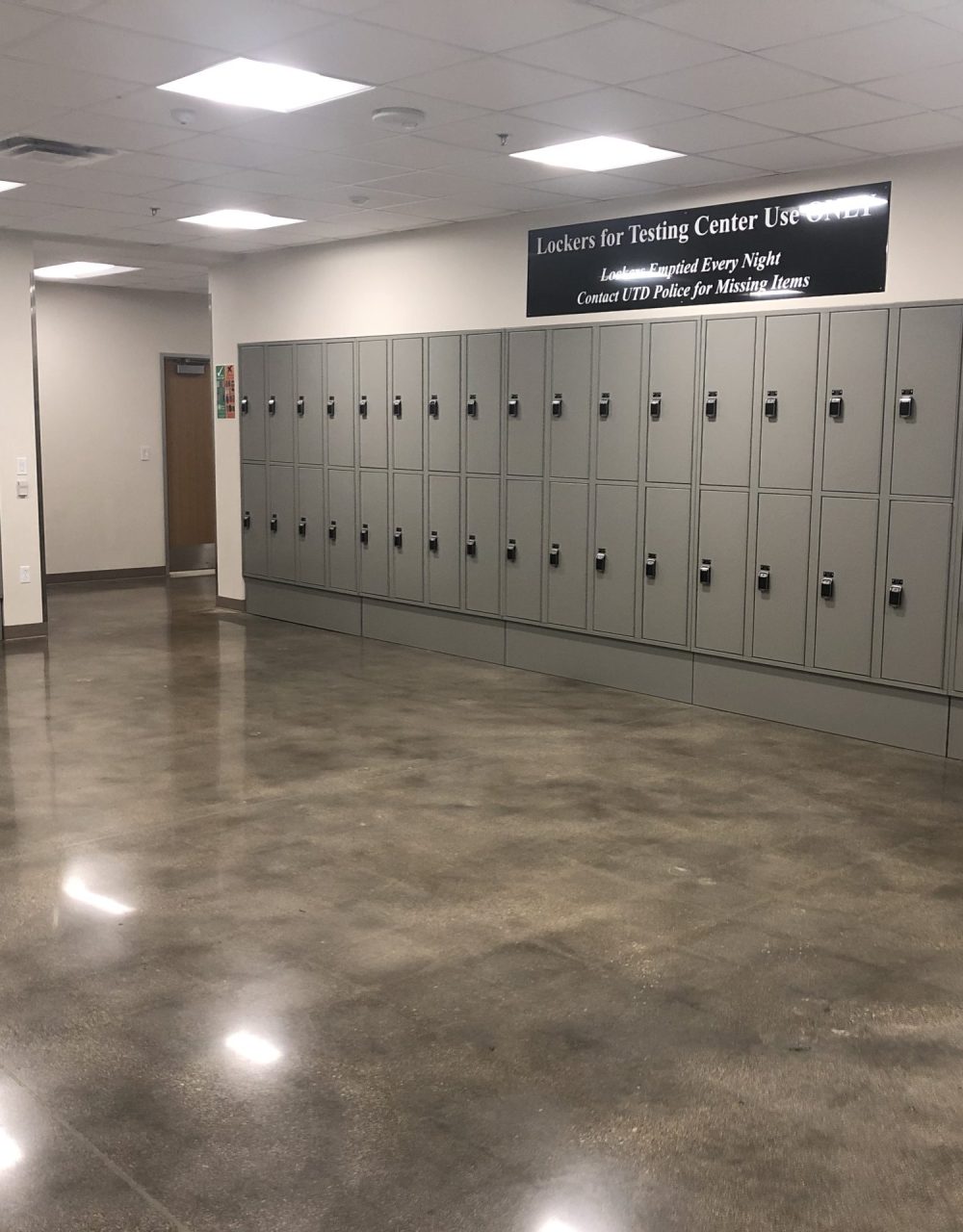 gray Volta access control lockers