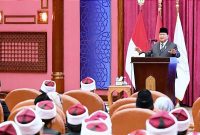 Presiden menekankan pentingnya tekad, ketekunan, dan kerja keras dalam menuntut ilmu demi kemajuan bangsa.
