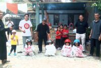 Antusias anak-anak saat mengikuti perlombaan di HUT  Kemerdekaan ke-81 RI. 